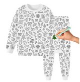 Ensemble Pyjama à Colorier pour Enfants