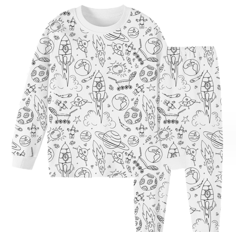 Ensemble Pyjama à Colorier pour Enfants