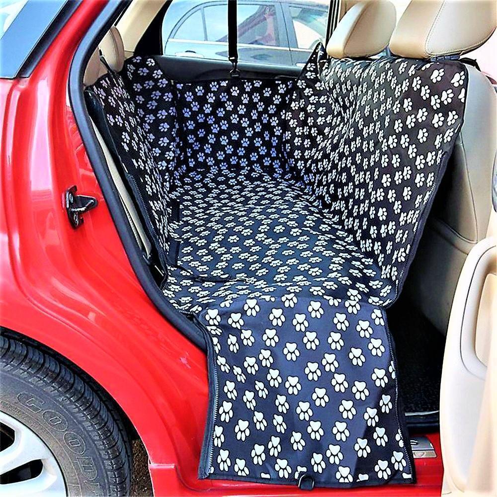 Waterproof Dog Hammock Car Seat Cover + Free Seat Belt